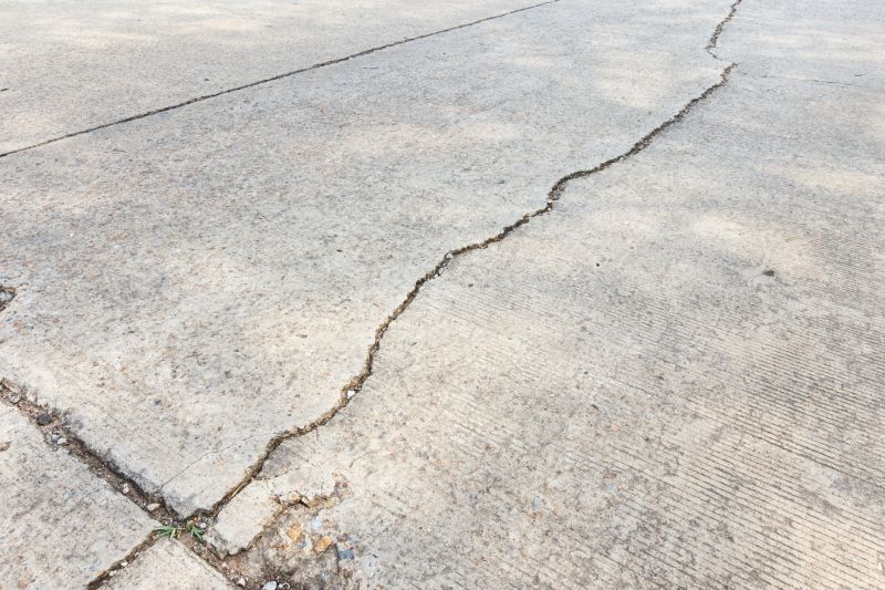 Cracked Driveway Surface